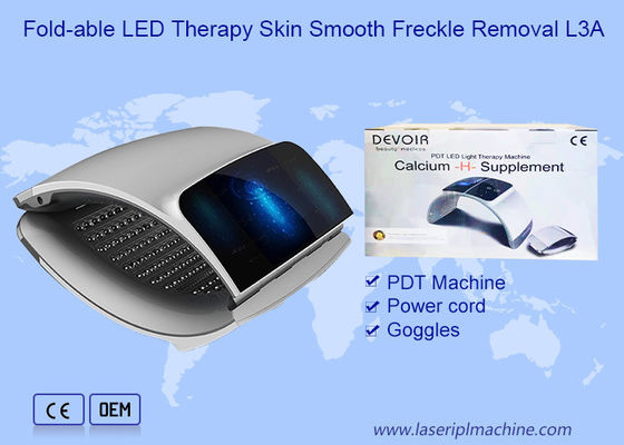 Máquina de la terapia de la luz del retiro 15W 650mcd PDT LED de la arruga