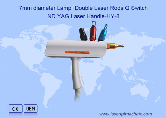 Buen precio laser Handpiece del laser Rod Handheld Tattoo Removal Nd Yag del diámetro de 7m m en línea