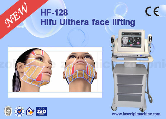 Buen precio máquina vertical de 4Mhz/de 7Mhz 3D HIFU para el retiro facial de la arruga/de la peca/del acné en línea
