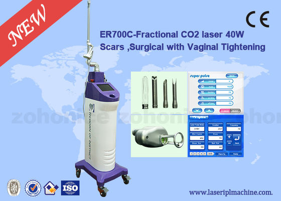 Buen precio el volver a allanar fraccionario de la piel de la máquina del cortador del laser del RF del tubo del metal 10600nm en línea