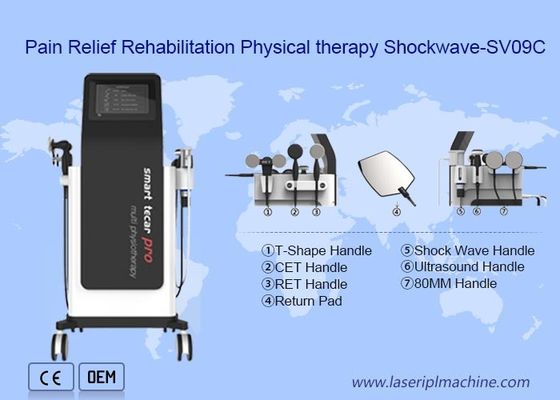 Buen precio Máquina de la fisioterapia de la onda de choque de la diatermia de Eswt Rf Tecar para lesión del deporte en línea