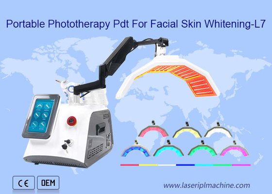 Phototherapy portátil Pdt llevó la máquina ligera de la terapia para la piel facial que blanqueaba belleza