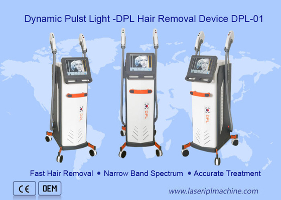 Luz Dpl de Pulst de la dinámica de máquina de la belleza del retiro del pelo del laser de 2 manijas